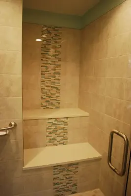 Chagrin Falls Primary Bathroom — Kitchen Remodeling project by Kitchen And Bath Etc.