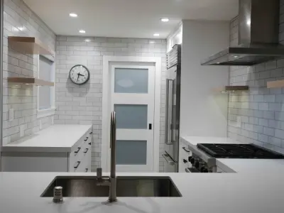 Chalda Mid-Century Modern Culinary Space — Kitchen Remodeling project by Kitchen Inspiration Inc.