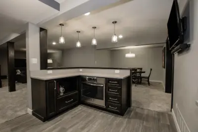 Chapel Oaks Lower Level — Kitchen Remodeling project by Detailed Designs By Denise