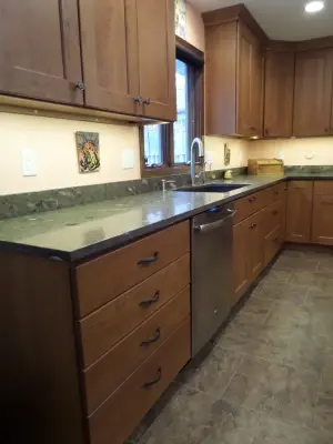 Cherry Cabinet Home Renovation — Kitchen Remodeling project by Studio H2O/PSC Distribution