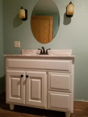 Kids' Restroom — Kitchen Remodeling project by Eagle River Cabinets