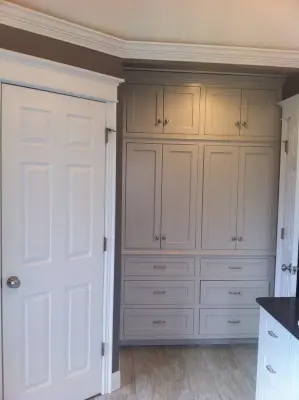 Timeless Grey Master Bathroom — Kitchen Remodeling project by Life-Style Design, LLC