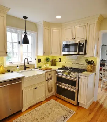 Traditional Townhouse Renovation Exton PA — Kitchen Remodeling project by Chester County Kitchen & Bath