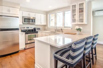 Ogunquit Coastal Elegance — Kitchen Remodeling project by INDISCO Kitchens And Baths