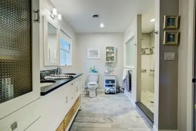 Seaside Retreat Bathroom Design — Kitchen Remodeling project by Excel Remodeling
