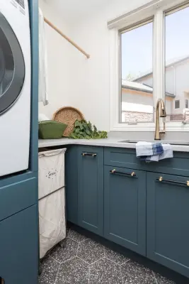 Vibrant Laundry Space — Kitchen Remodeling project by Signature Designs Kitchen | Bath | Interiors