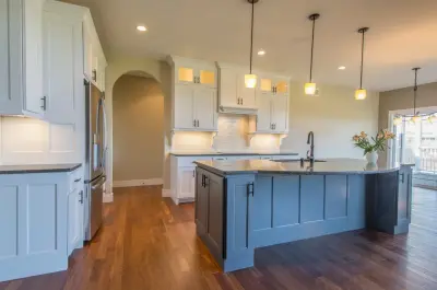 Transitional Kitchen at Conservancy Place — Kitchen Remodeling project by Traci Rauner Design