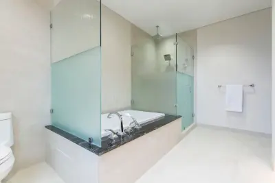 Modern Radiant Bathroom — Kitchen Remodeling project by Kitchen & Bath Concepts