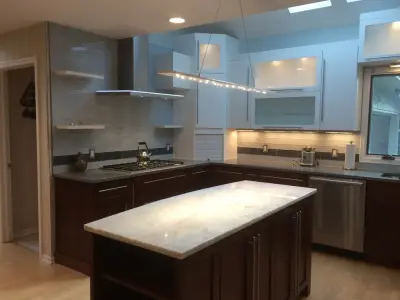 Modern Beachwood Cuisine — Kitchen Remodeling project by Kitchen And Bath Etc.