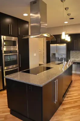 Modern Elegant Kitchen by Mark Hall Cabinetry