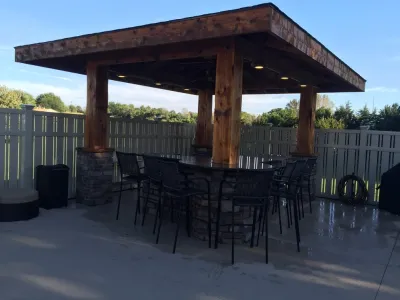 Outdoor Kitchens — Landscape Construction project by Hudson Hardscapes