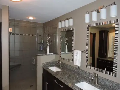 Modern Luxury Bathroom — Kitchen Remodeling project by Gladieux Home Center