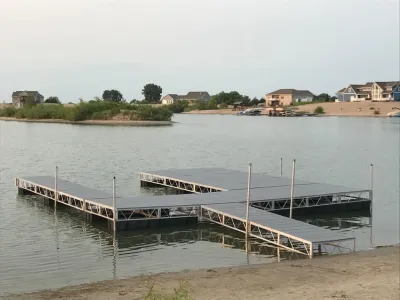 North Bend Boat Dock — Landscape Construction project by Hunt Irrigation