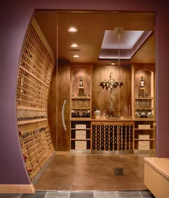 Modern wine cellar — Kitchen Remodeling project by Tricia Hauser Tidemann