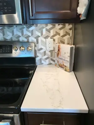 Hanstone Strato II Countertops — Kitchen Remodeling project by Kitchen Design Gallery
