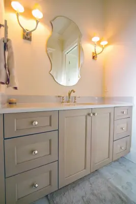Comfortable Guest Bathroom — Kitchen Remodeling project by Classic Cupboards, Inc