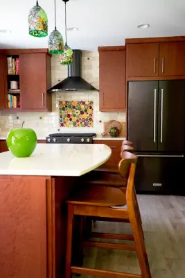 Vibrant and Imaginative Kitchen — Kitchen Remodeling project by Crystal Kitchen + Bath