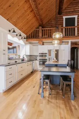 Crystal Lake Cabin Renovation — Kitchen Remodeling project by Traci Rauner Design