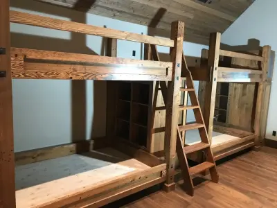 Personalized bunk beds — Kitchen Remodeling project by Cedar Mountain Woodwrights