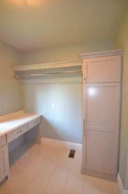 Radiant White Wardrobe by Mark Hall Cabinetry
