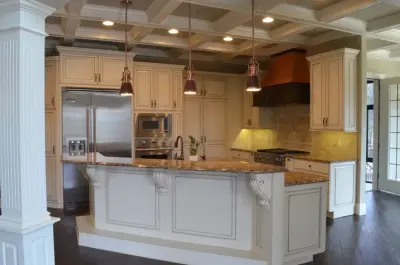French Rustic Kitchen — Kitchen Remodeling project by Mark Hall Cabinetry