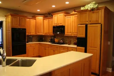 Bright Cherry Kitchen — Kitchen Remodeling project by Mark Hall Cabinetry