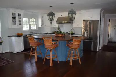 Vibrant Touch in Custom Kitchen — Kitchen Remodeling project by Heritage Woodworks Custom Cabinetry & Design