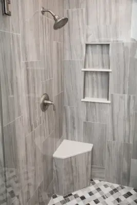 Crestwood Primary Bathroom — Design-Build Services project by Blandford & Co.