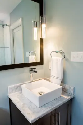 Myers Park Award-Winning Guest Bathroom by Distinctive Design + Build + Remodel