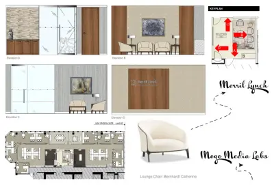 Bank of America and Merrill Lynch — Design-Build Services project by Bradberry Construction & Design