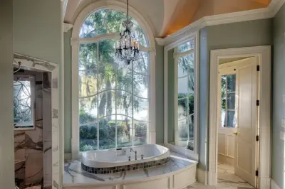 Tailored Greek Revival Waterfront Residence — Design-Build Services project by Greg Hall Homes