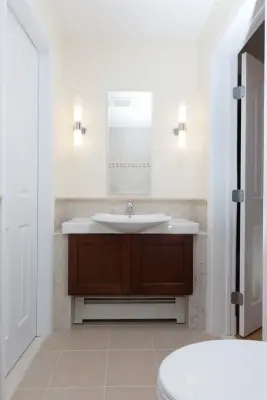 Contemporary Bathroom in Fairfax VA — Design-Build Services project by Construction Solutions