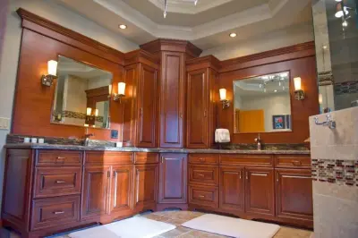 Restroom Renovation — Design-Build Services project by Lawrence Adams Const. & Melindas Interior Designs