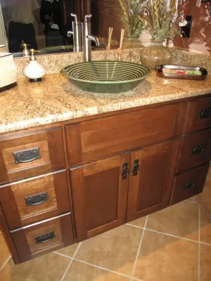 Bathroom Vanity Renovations — Design-Build Services project by Trinity Design & Remodel
