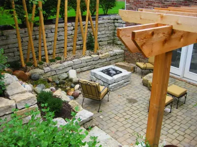 Charming Outdoor Living Area in Indianapolis — Design-Build Services project by Surroundings By Natureworks