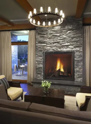 Indoor Fireplaces — Landscape Construction project by InsideOUTSIDE Spaces in Lakewood