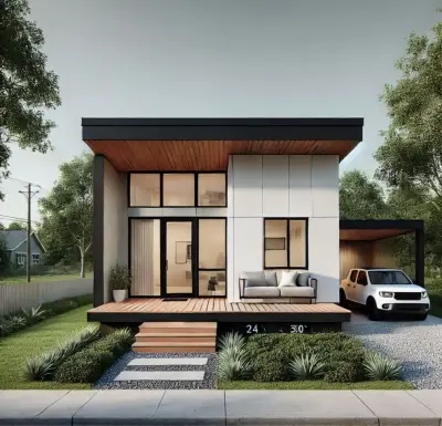 An Airbnb Cabin — Design-Build Services project by Blue Contracts LLC