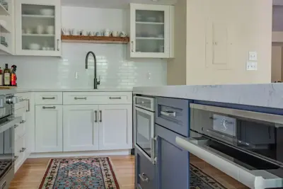 Cambridge Apartment Kitchen — Design-Build Services project by WORKS By Jesse DeBenedictis, LLC