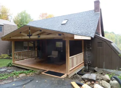Chesterfield NH Veranda — Design-Build Services project by Outer Green LLC