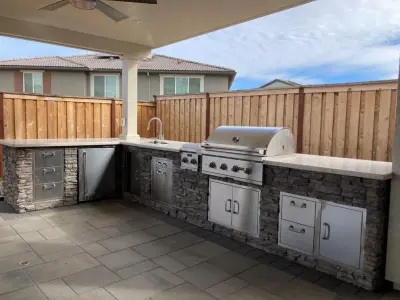 Tidy Enclosed Outdoor Space — Design-Build Services project by Traina Thought Landscapes