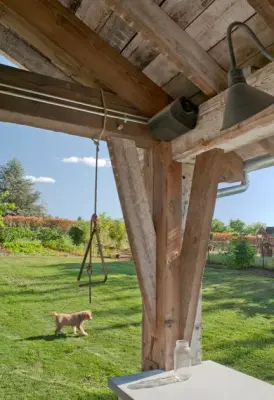 Reclaimed Comfort — Design-Build Services project by New Energy Works Timberframers