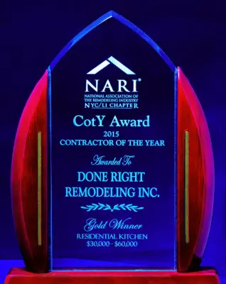 Honors — Design-Build Services project by Done Right Remodeling, Inc.
