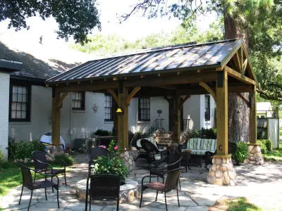 Craftsman-Inspired Outdoor Living Space — Design-Build Services project by JEB Design/Build