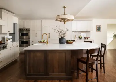Curved Isle Kitchen — Design-Build Services project by Dana King Design Build Remodeling