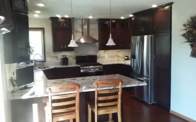 Bespoke Cherry Kitchen — Design-Build Services project by Dave Beenblossom Cabinets & Construction