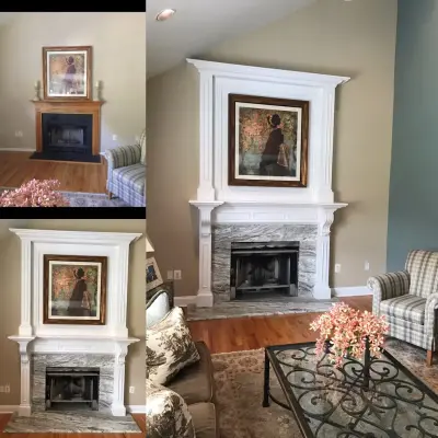 Personalized Mantel by AHR Design Solutions