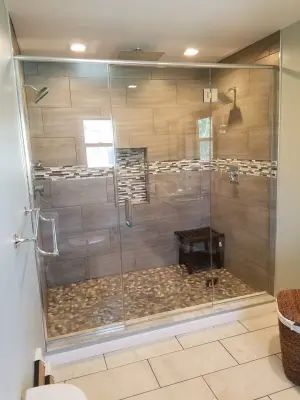 Personalized Shower — Design-Build Services project by Johnston Remodeling