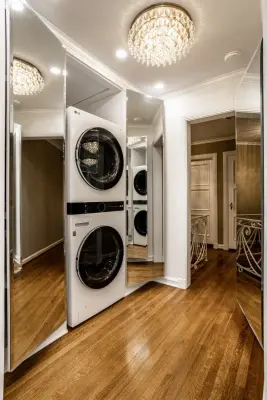 E 56th Street Primary Bathroom and Closet — Design-Build Services project by Jensen Design