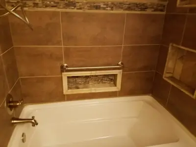 Sophisticated Guest Bathroom — Design-Build Services project by Midwest Remodeling