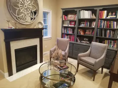 Home Office Export — Design-Build Services project by Dena Caron Interiors